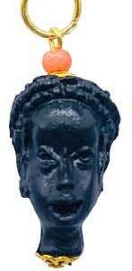 African Head Man amulet (plastic)
