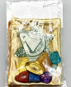 Chinese Coin w/ stones