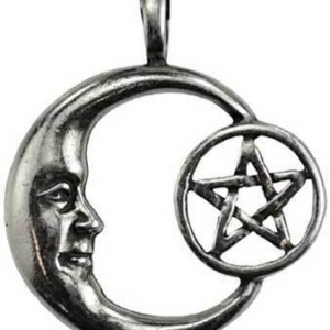 Pentacle Moon Celestial amulet
