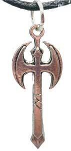 1 1/2" Shango Double Ax amulet