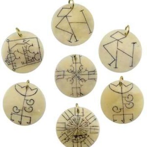 (set of 23) T ibetan Bone Charm various