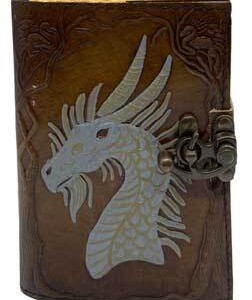 Dragon Aged Looking Paper leather w/ latch
