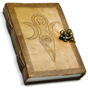 5" x 7" Goddess of Earth Embossed leather w/ latch