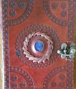 5" x 7" God's Eye Embossed leather w/ latch