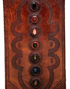 14"x22" 7 Stone leather blank book