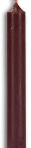1/2" Brown Chime candle 20 pack