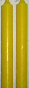 1/2" Yellow Chime Candle 20 pack