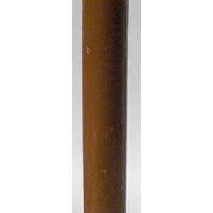 Brown 6" Taper Candle
