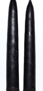 7" Black taper pair