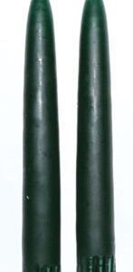 7" Dark Green taper pair