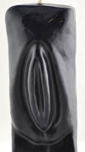 Black Female Genital candle