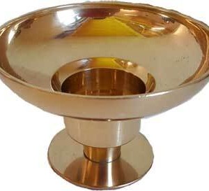 Brass Universal candle holder 4 1/4" dia