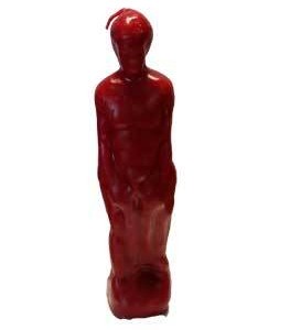 Red Male candle