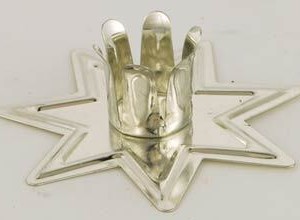 Silver Fairy Star Chime candle holder