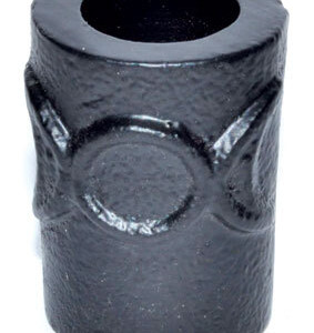 1 1/4" Triple Moon cast iron chime holder