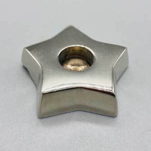 1 1/2" Silver Star chime holder