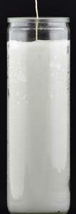 White 7-day jar candle