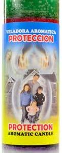 Protection aromatic jar candle
