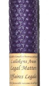 4 1/4" Legal Matters Lailokens Awen candle
