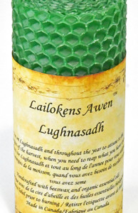 4" Lughnasadh Altar Lailokens Awen candle