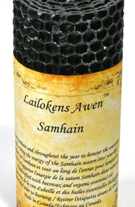 4" Samhain Sabbat Lailokens Awen candle