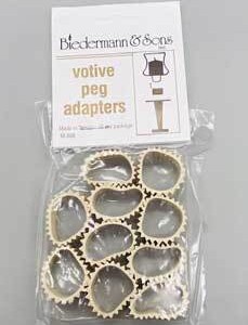 (set of 10) Votive Peg Adapter
