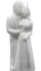 9 1/2" White Marriage candle