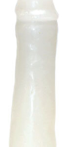 6 1/2" White Male Gender candle