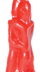 5 1/2" Red Lover candle