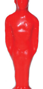 7 1/4" Red Male candle