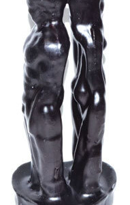 6 1/2" Black Separation candle