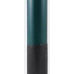 9" Green/ Black pillar candle