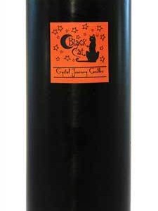 Black Cat pillar candle 3" x 6"