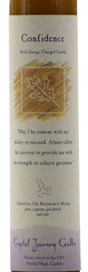 Confidence Reiki Charged pillar candle