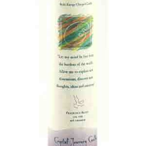 Creativity Reiki Charged pillar candle