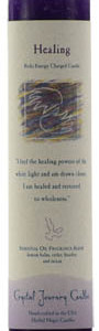 Healing Reiki Charged pillar candle