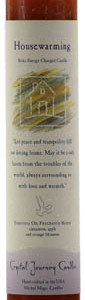 Housewarming Reiki Charged pillar candle