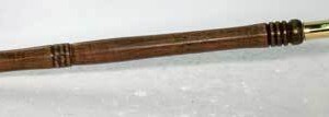 Wooden Handled Brass Snuffer