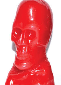 5" Red Skull