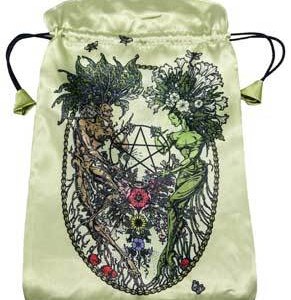 Magickal Botanical tarot bag 6" x 9"
