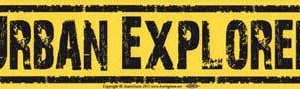 Urban Explorer bumper sticker