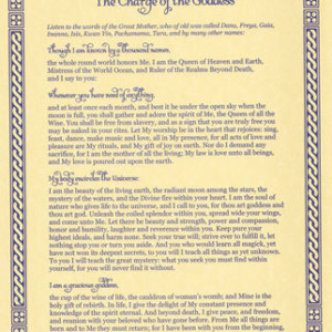 Charge of the Goddess poster