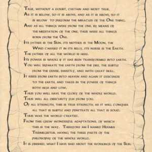 Emerald Tablet poster