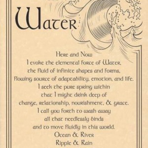 Water Evocation poster