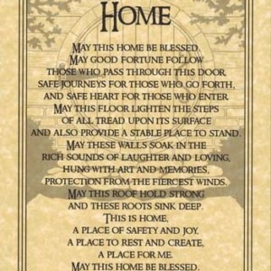 Home Blessing poster