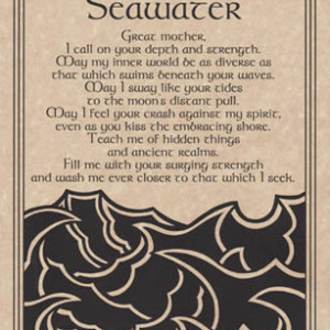 Seawater Prayer poster