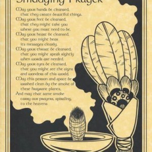 Smudging Prayer poster