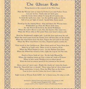 Wiccan Rede(long poem) poster