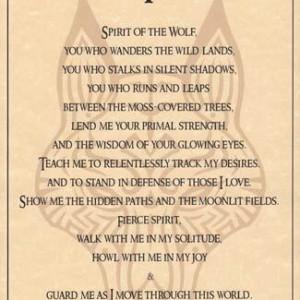 Wolf Prayer poster