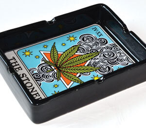 4" x 5 1/4" Stoner Tarot Card ashtray